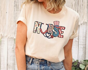 4th Of July Nurse Shirt, Funny 4th of July Shirt, Independence Day T-shirt, Patriotic Shirt, USA T Shirt, Womens Fourth of July