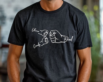 Custom Dad Shirt With Kids Names | Custom Dad Shirt | Personalized Shirt For Dad | Father's Day Shirt | New Dad Gift | Birthday Gift Dad