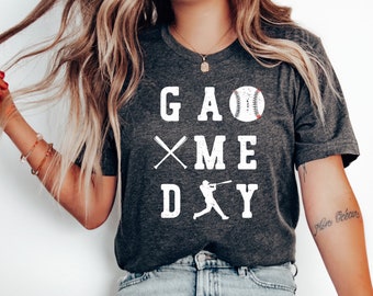 Baseball Shirt, Baseball Game Day Shirt for Women, Baseball Game Day TShirt, Baseball Mom Shirt, Game Day Baseball, Game Day Tee for Women