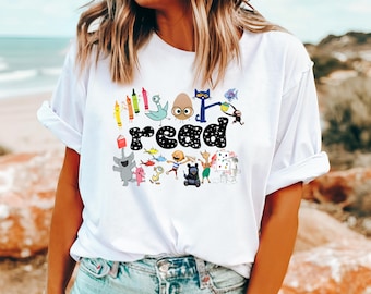 Read Children's Books Teacher T-Shirt, Teacher Life Shirt, Teacher Shirt, Kindergarten Shirt Gift For Teacher