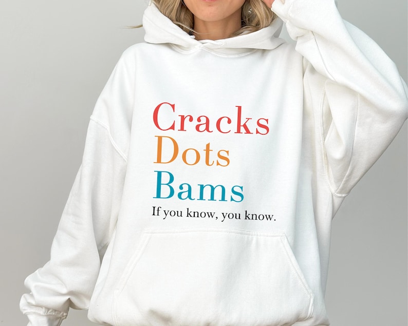 Cracks Dots Bams Sweatshirt - Trendy Game Gift Hoodie - If you Know Sweater image 7