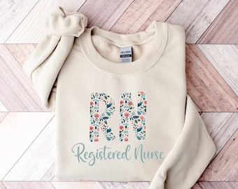 Registered Nurse Sweatshirt, RN Shirt, Registered Nurse Shirt, Gift for Nurse Shirt, Gift for Registered Nurse, Nurse Gifts, Nursing Shirt