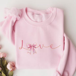 Love Sweatshirt, Heart Hoodie, Valentines Day Sweatshirt, Women&#39;s Sweatshirt, Couple Sweatshirt, Gift For Her, Love Hoodie