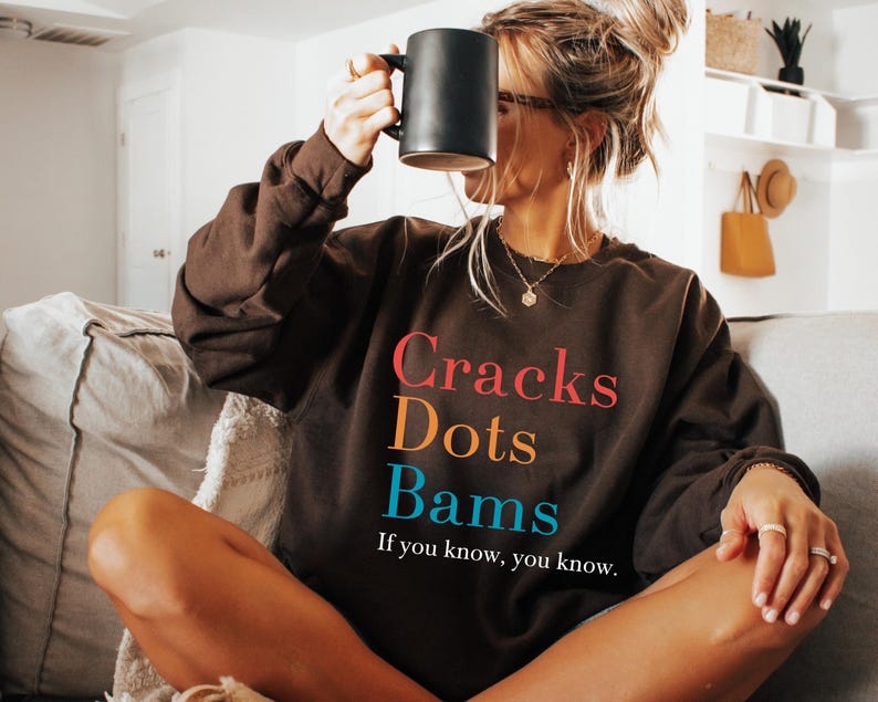 Cracks Dots Bams Sweatshirt - Trendy Game Gift Hoodie - If you Know Sweater image 2