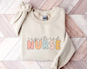 Registered Nurse Sweatshirt, RN Sweatshirt, RN Crewneck, Nurse Gift, Nurse Shirts, Registered Nurse Sweater, RN Sweater, Gift for Nurse