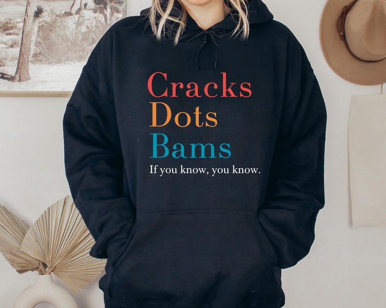 Cracks Dots Bams Sweatshirt - Trendy Game Gift Hoodie - If you Know Sweater image 8