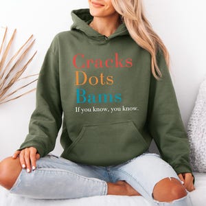 Cracks Dots Bams Sweatshirt - Trendy Game Gift Hoodie - If you Know Sweater image 6