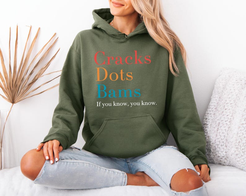 Cracks Dots Bams Sweatshirt - Trendy Game Gift Hoodie - If you Know Sweater image 6