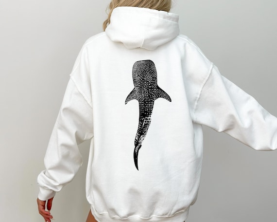 Whale Shark Sweatshirt and Hoodie Beachy Hoodie Shark Hoodie Coconut Girl Jesus Hoodie Christian Crewneck Faith Over Fear Surf Hoodie Beach