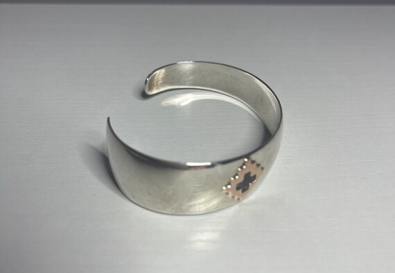 Sterling Silver Cuff Bracelet for Small Wrist - image 1