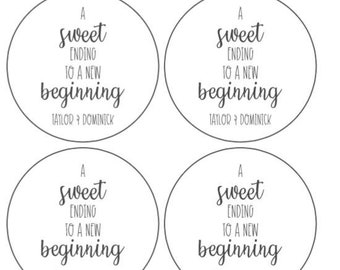 Wedding Favor Food Labels