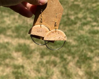 Pendientes de arcilla Boho Cirlce