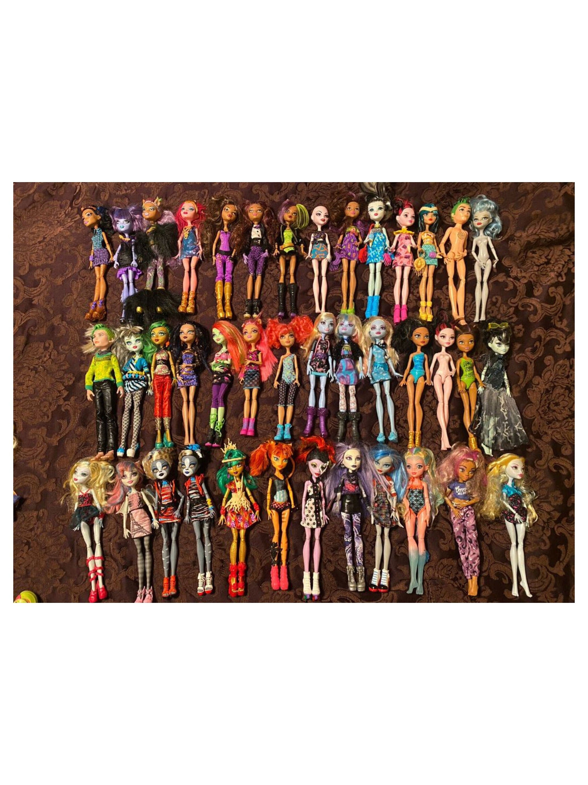 Lot of 40 Monster High Dolls Etsy Australia