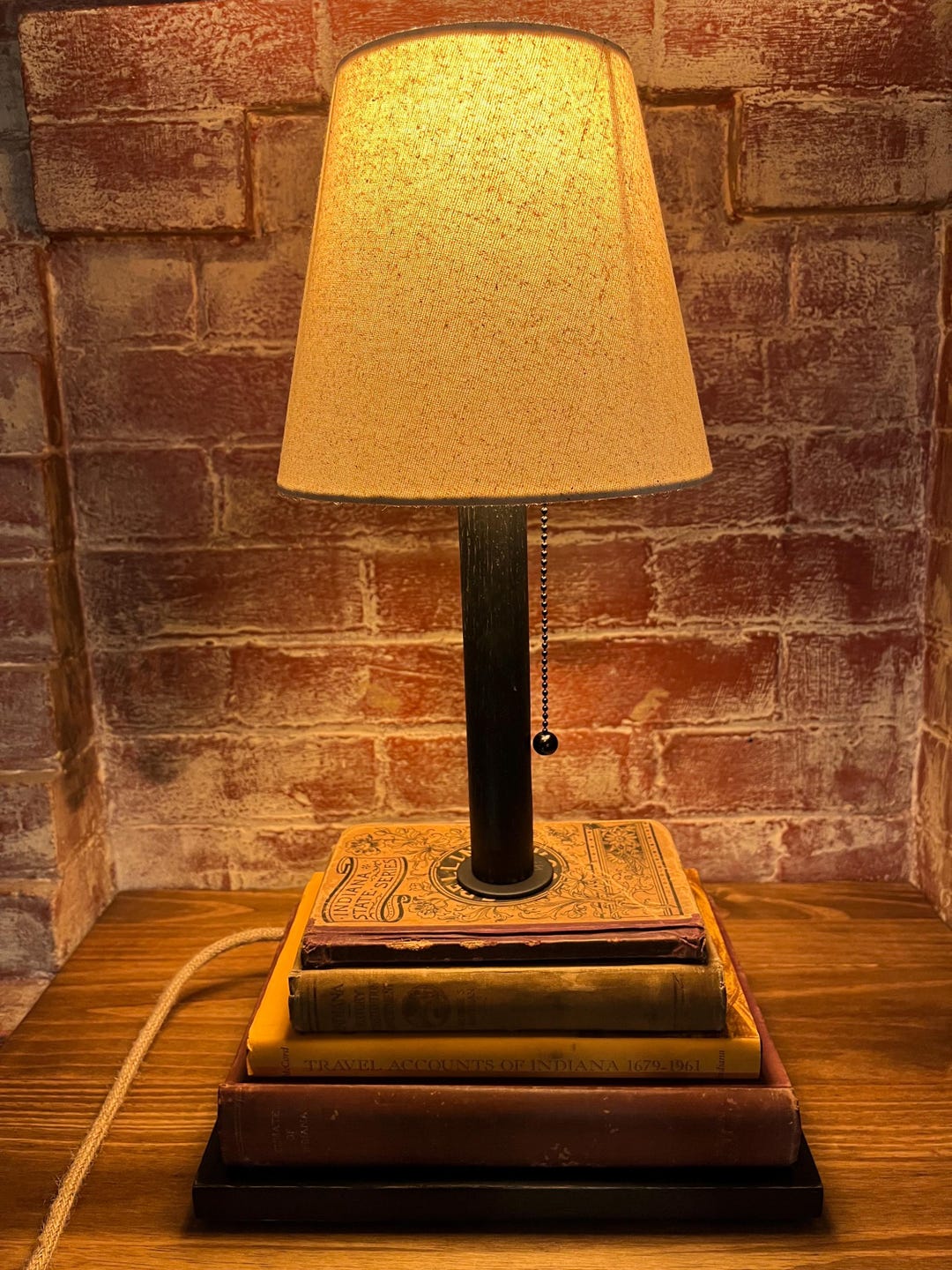 Custom Book Stack Lamp (create Your Own) - Etsy