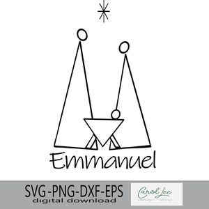 Christmas Nativity Scene, Baby Jesus Clipart, Religious SVG, Nativity Clipart, Holiday Manger Scene, Holiday Manger Scene, Jesus in a Manger