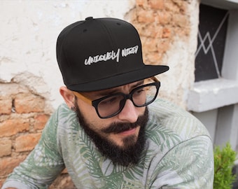 Uniquely Wired Snapback Hat: Embroidered Adjustable Cap