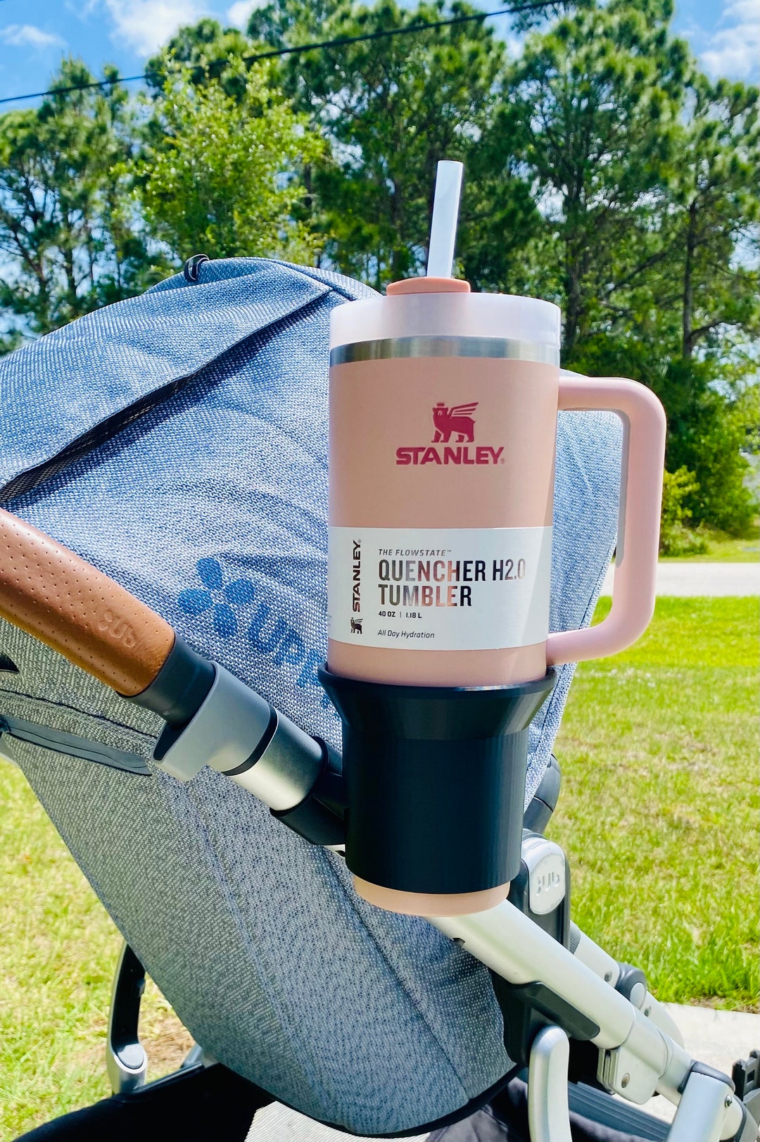 Uppababy Cup Holder for Stanley Quencher H2.0 Flowstate 40oz Compatible With Uppababy Vista V2