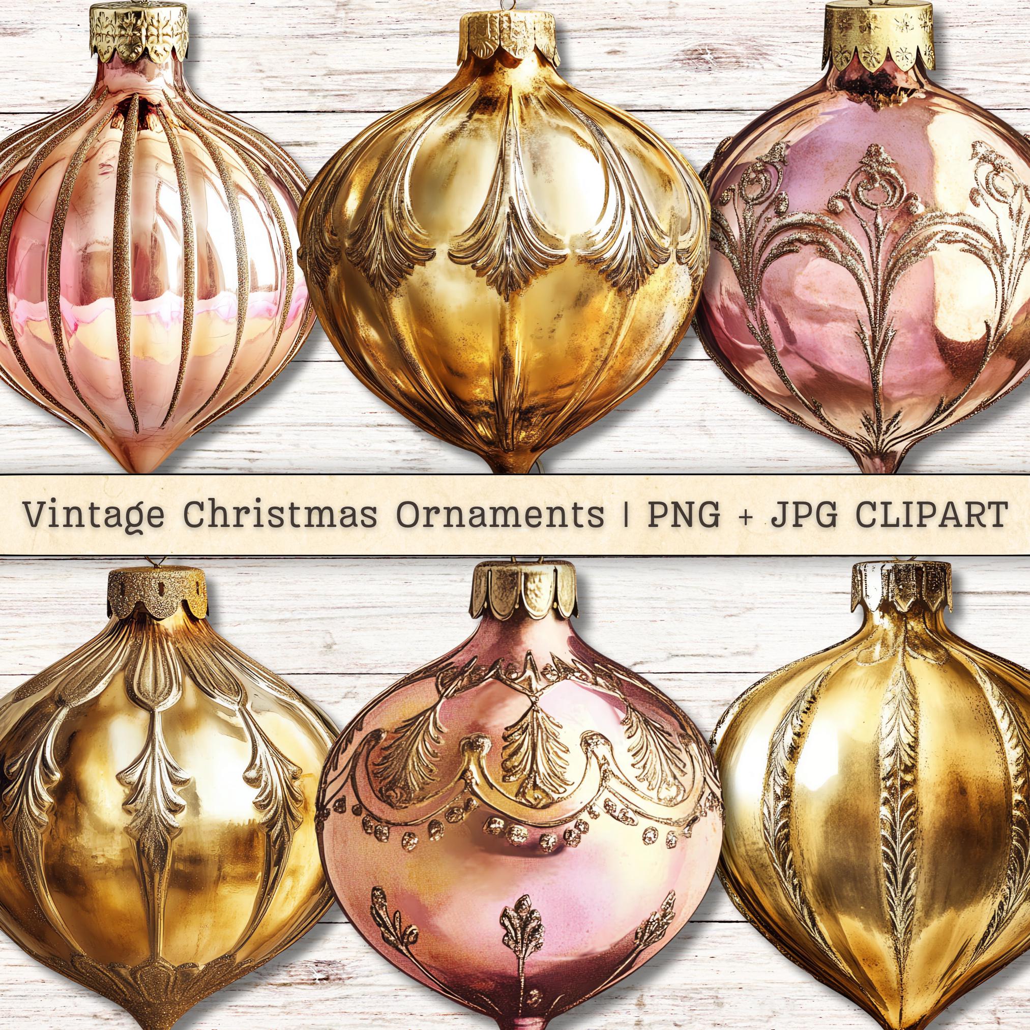 Antique Glass Clip on Ornament - Etsy