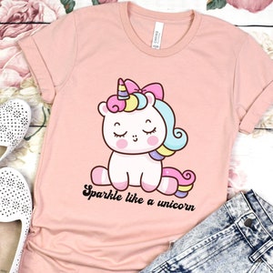 Sparkle like a unicorn Shirt, Unicorn Shirt, Cute Unicorn Shirt, birthday gift, birthday gifts, unicorn, gifts for her, Magical Unicorn Tee
