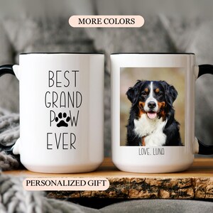 Personalized Grandpaw Mug, Custom Dog Mug, Dog Grandpa Gift, Dog Grandpa Mug, Pet Mug, Dog Grandpaw Mug, Gift From Granddog, Grandpaw Gifts