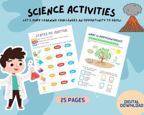 Printable Science Worksheets For Toddlers Mushroom Science Printables