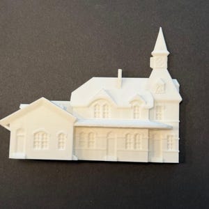 Point of Rocks Railway Station Flat N scale 1:160, unpainted, 3d printed