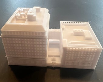Cleveland Federal Reserve 3d miniature building