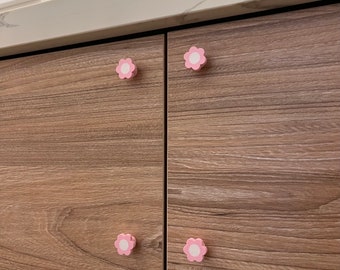 Flower Drawer Knob (regular and XL sizes!) - Flower - multiple colors!