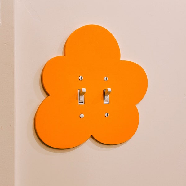 Flower Wall Light Switch Cover - Flower - multiple colors!
