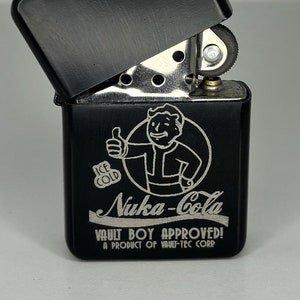 Personalised Nuka-Cola Flip Lighter Vault-Tec Fallout Custom