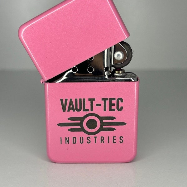 Personalised Vault-Tec Flip Lighter Nuka Cola Fallout Custom Engraved