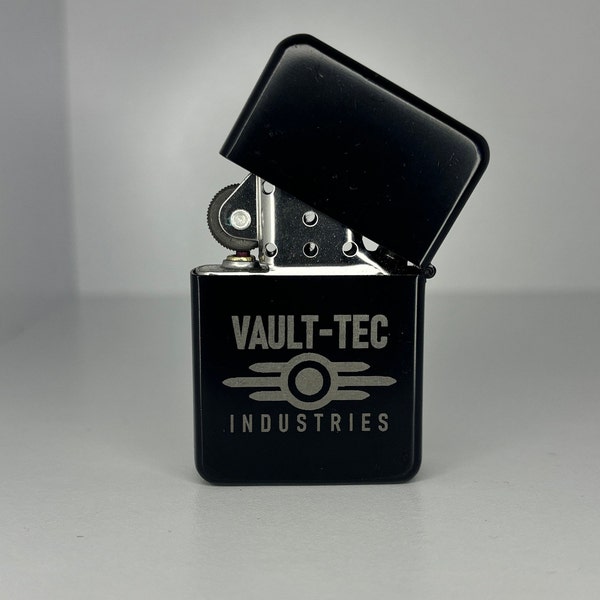 Briquet à rabat personnalisé Vault-Tec Nuka Cola Fallout gravé personnalisé