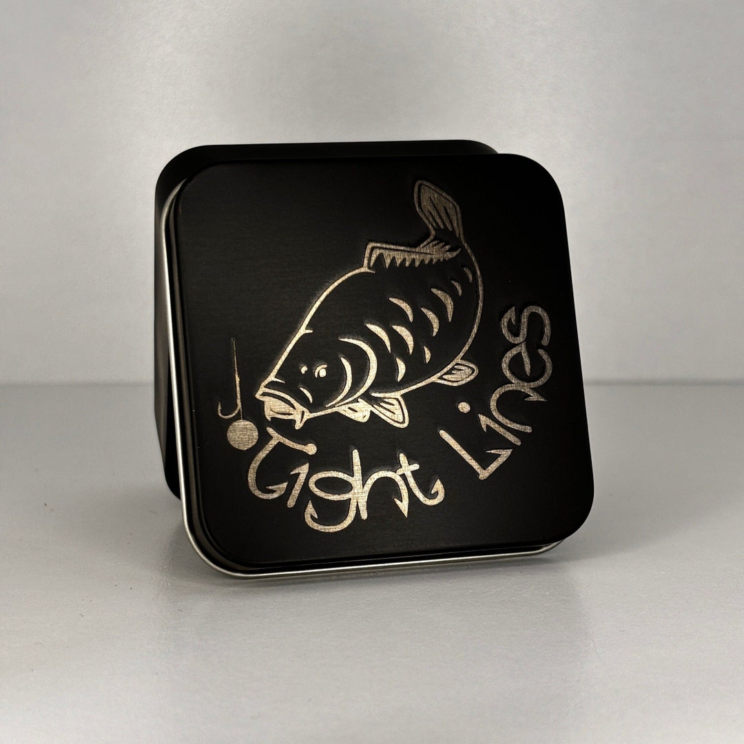 Personalised Engraved Carp Fishing Tackle Tin, Fisherman Gift - Etsy