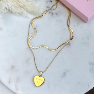 Custom Engraved Quote Necklace - Meaningful Gift for Her