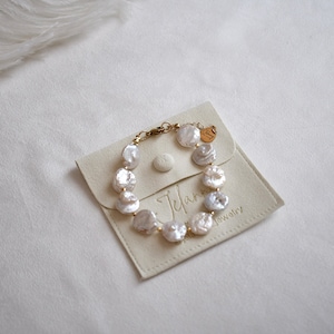 Coin Pearl Bracelet, Wedding Jewelry, Wedding Custom Bracelet, Bride Bracelet, Bridesmaid Gift, Natural Pearl Jewelry, Mother Gift for Her