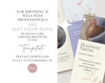 Doula Business Bundle - Complete Toolkit for Birth Professionals - Printable & Digital Resources, Marketing Materials, and More