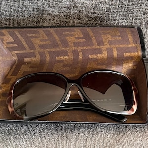 Y2k Sunglasses Fendi - Etsy