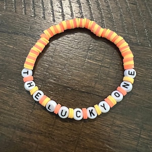 Pulseira da amizade com contas de argila The Lucky One
