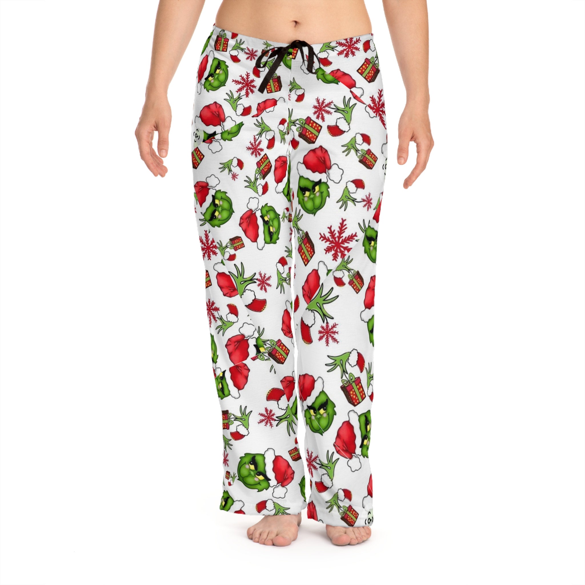 Women's Christmas PJ Pants grinch Etsy