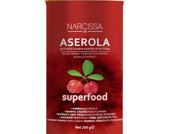 Mixed Plant Powder with Narcissus Acerola Extract Slimming Vitamin Supplement Immunity 200 gr