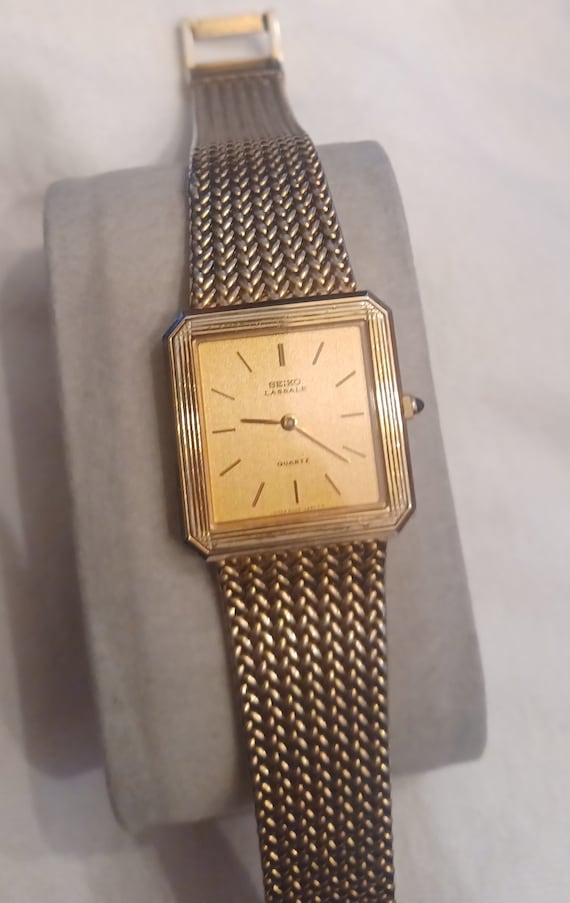 Vintage 1982 Seiko Lasalle Quartz Watch 6020-5039