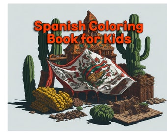 Spanish and English Coloring Sheets for Kids to Learn the Spanish ...