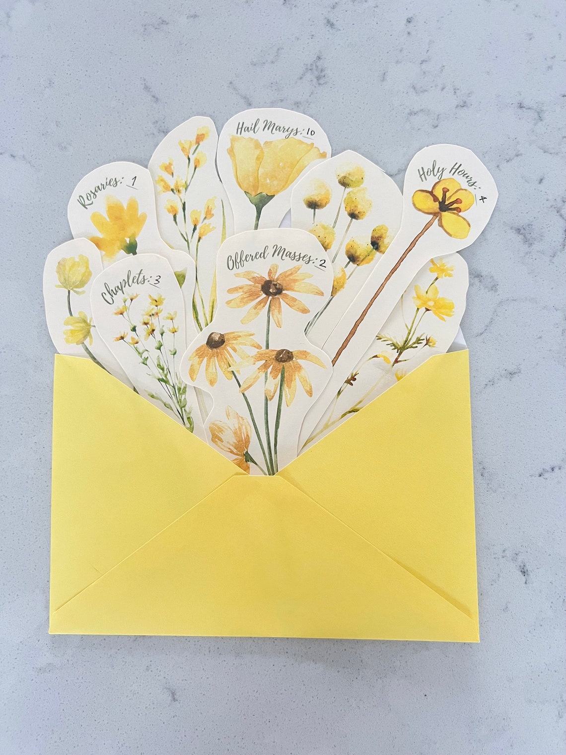 spiritual-bouquet-catholic-prayer-card-yellow-etsy