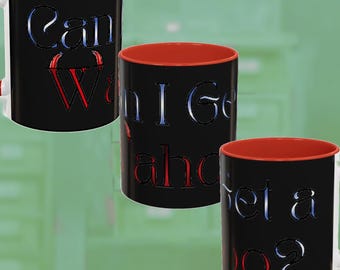 Can I Get a Wahoo Crowley Mug - Good Omens-Inspired Design, Angel & Demon Fan Gift