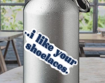 Tumblr Shoelaces Kiss-Cut Stickers