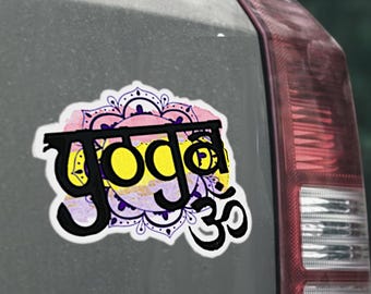 Yoga Art Kiss-Cut Stickers