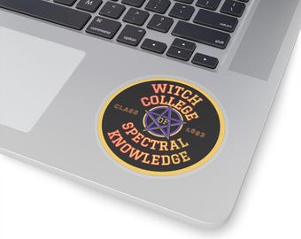 Witch College Dark Academia Kiss-Cut Sticker