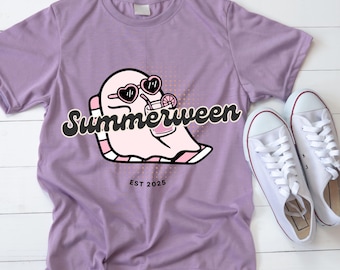 Cocktail Summer Png Summerween Trick or Treat Png Cute Ghost Png Summer Halloween Shirt Png Summer Vibes Png Trendy Halloween Png Halloween