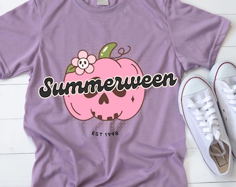 Summerween Pumpkin Spice Png Cute Ghost Png Summer Halloween Shirt Png Summer Vibes Png Trendy Halloween Png Halloween cocktail summer png
