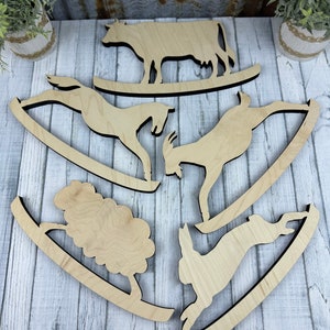 Barn Yard Animals DIY Kit- Farm - Animals - DIY - Kit - Goat - Horse- Cow - Sheep - Rabbit